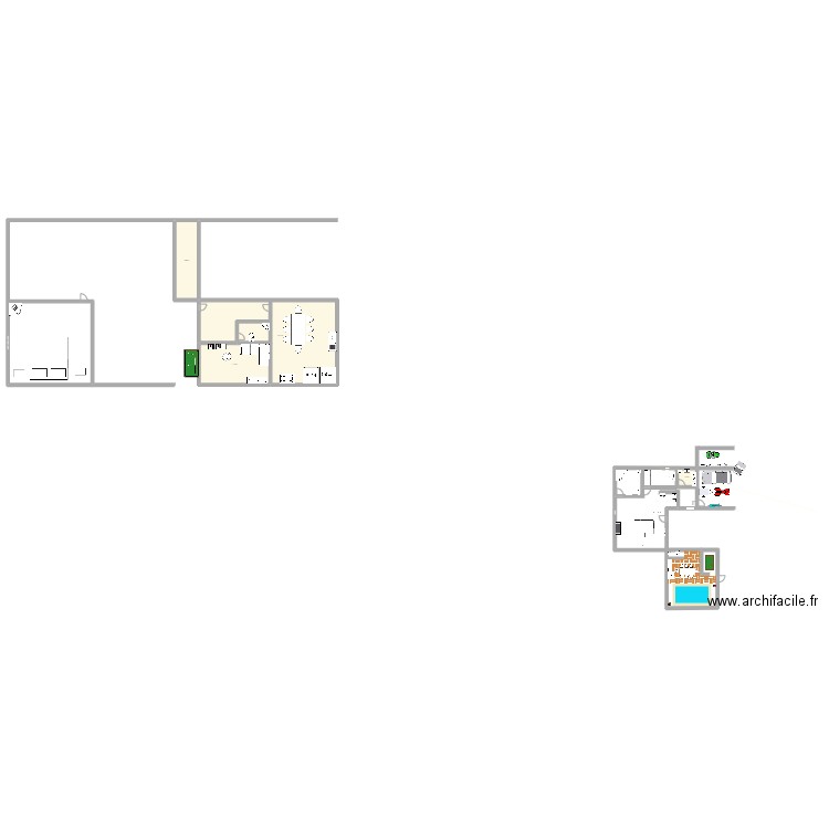 SACHA. Plan de 4 pièces et 192 m2