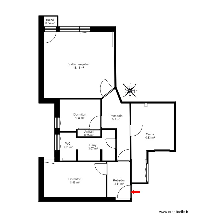 PARC DE LA MOLA 8 2 1 ESCALDES. Plan de 0 pièce et 0 m2