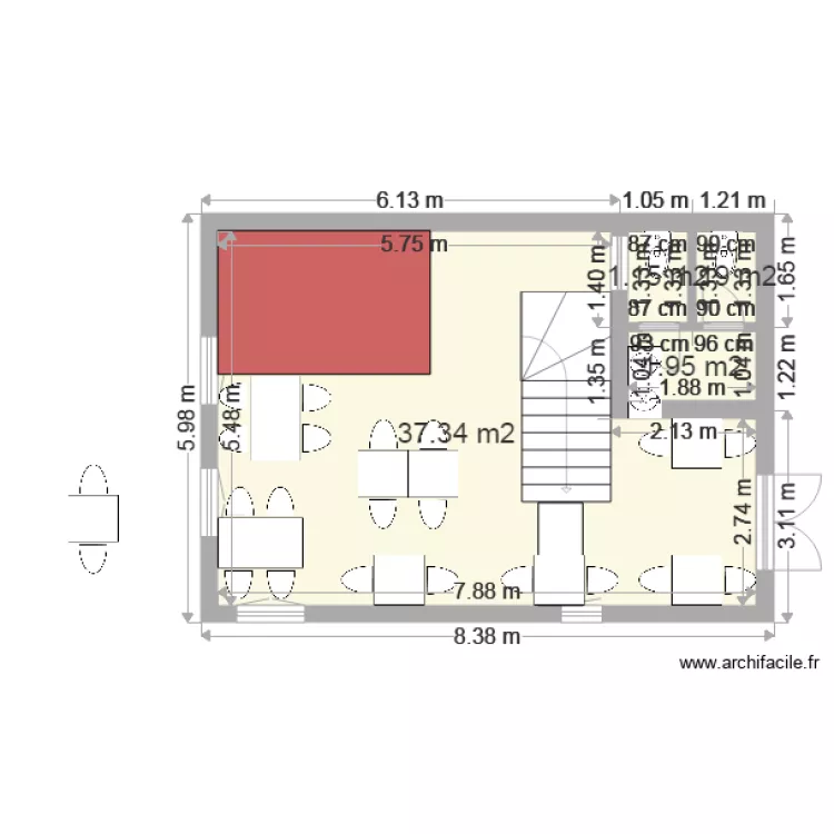 plan amenage. Plan de 