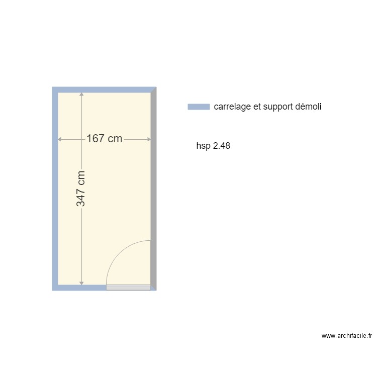POUX. Plan de 0 pièce et 0 m2