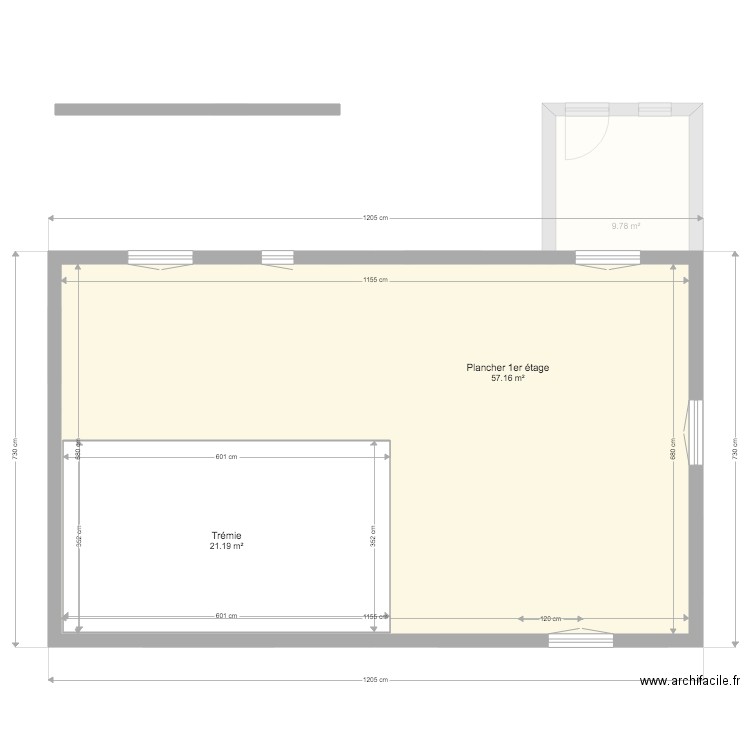 Plan Maison Projet Surface Plancher. Plan de 0 pièce et 0 m2