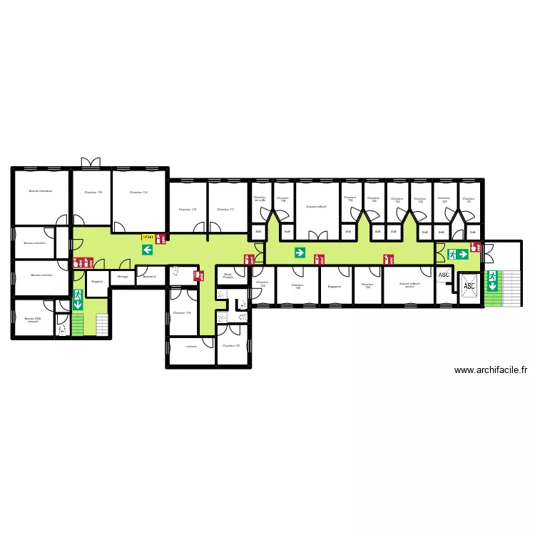 Afor etage 2. Plan de 