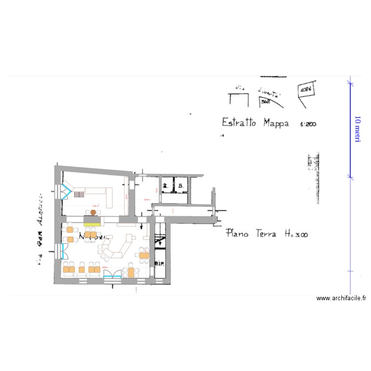 Projet 2 - AVP1 - RDC - Niveau 0. Plan de 0 pièce et 0 m2