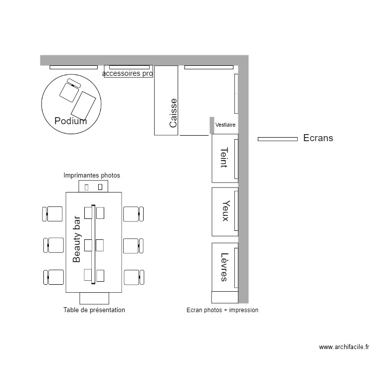 stand NYX 2. Plan de 0 pièce et 0 m2