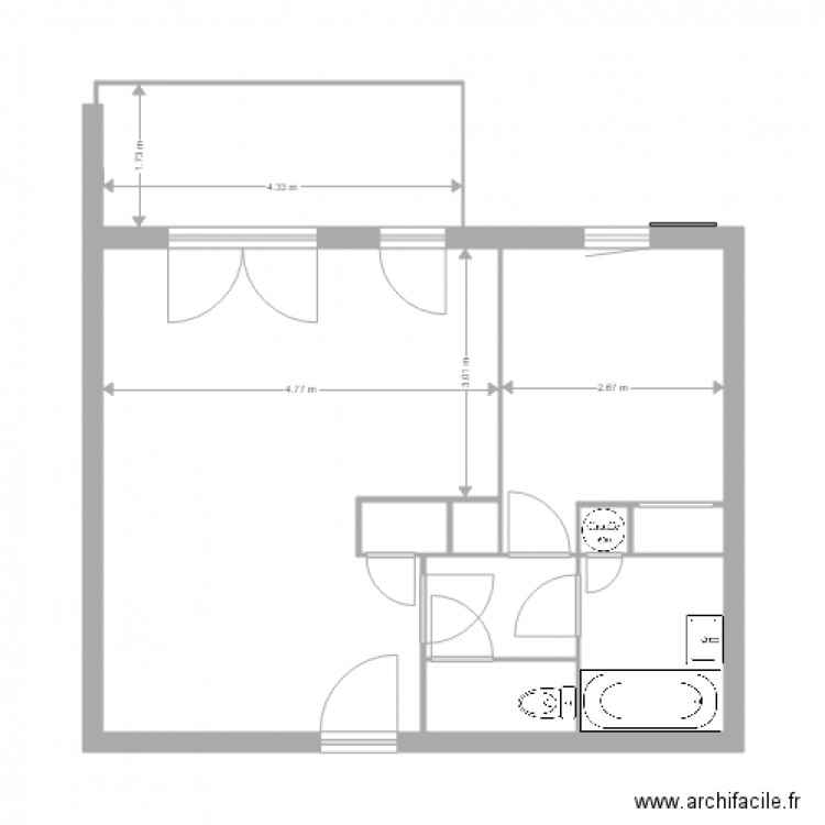 Plan. Plan de 0 pièce et 0 m2