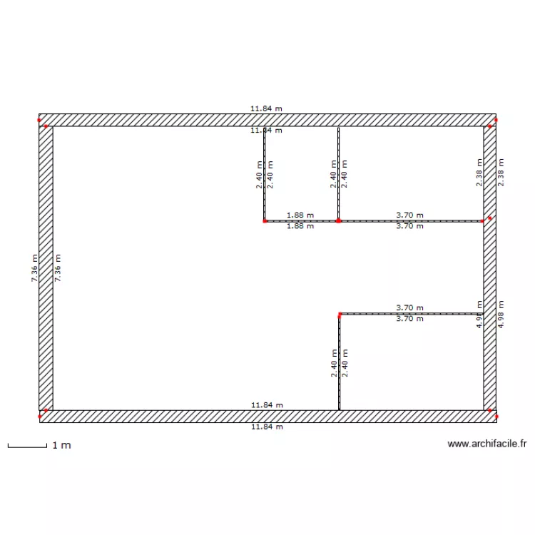 maison. Plan de maison. Plan de