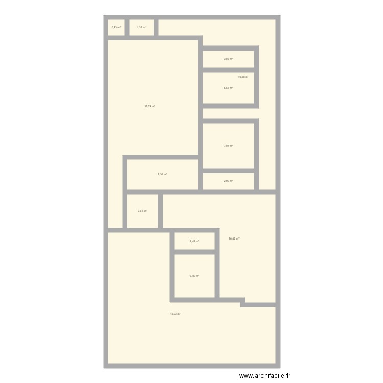 casa . Plan de 0 pièce et 0 m2