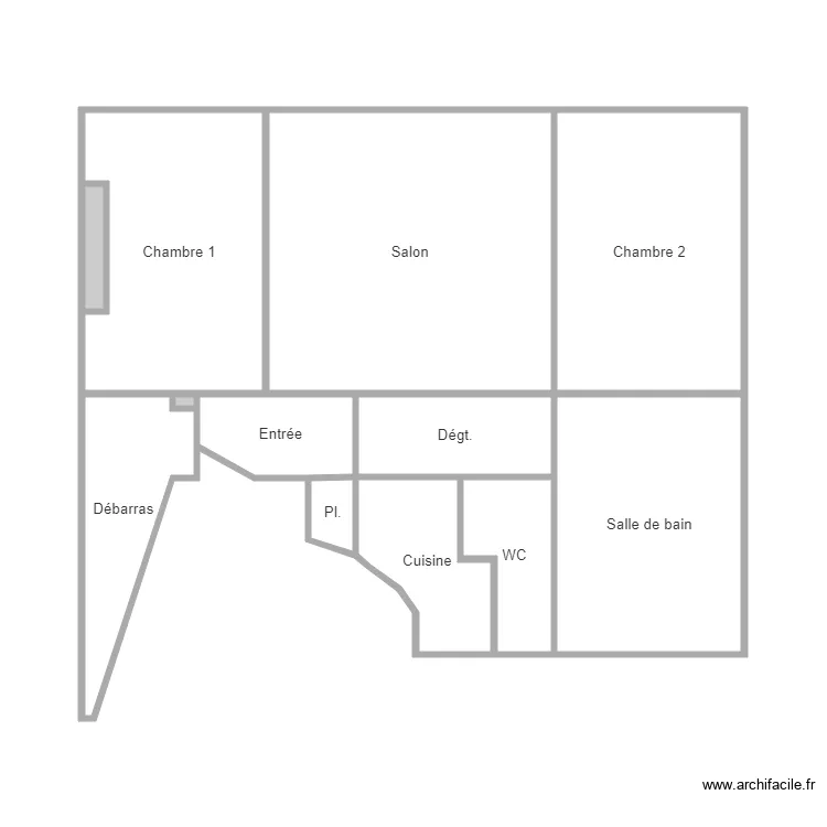 145 LONGCHAMPS. Plan de 