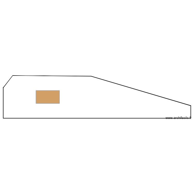 PLAN DE MASSE PCMI 2. Plan de 1 pièce et 29 m2