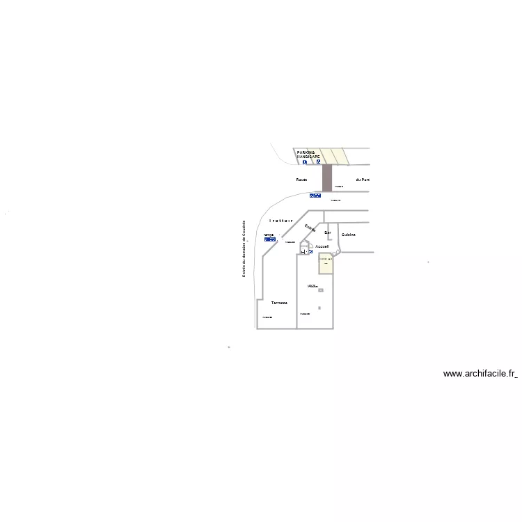 LE PLAISANSCIEZ  cotations. Plan de 