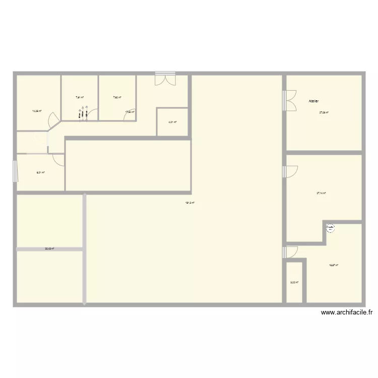 Bureau Haute borne 2. Plan de 