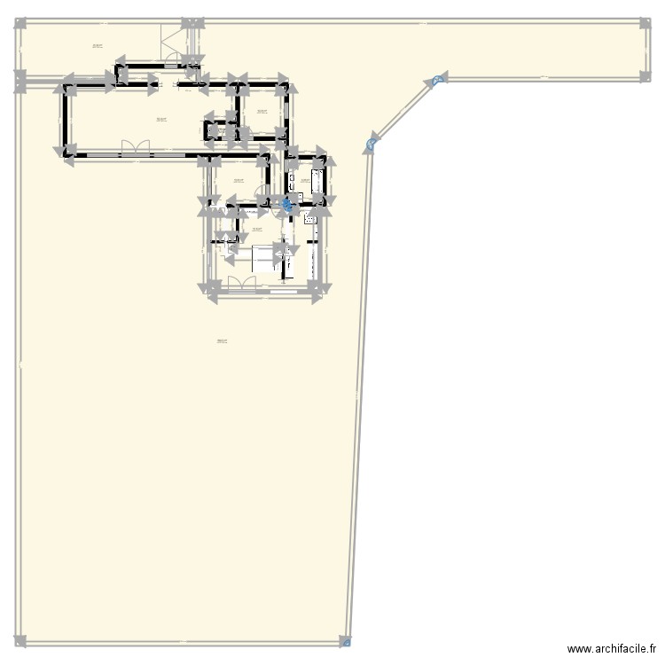 pezens. Plan de 0 pièce et 0 m2