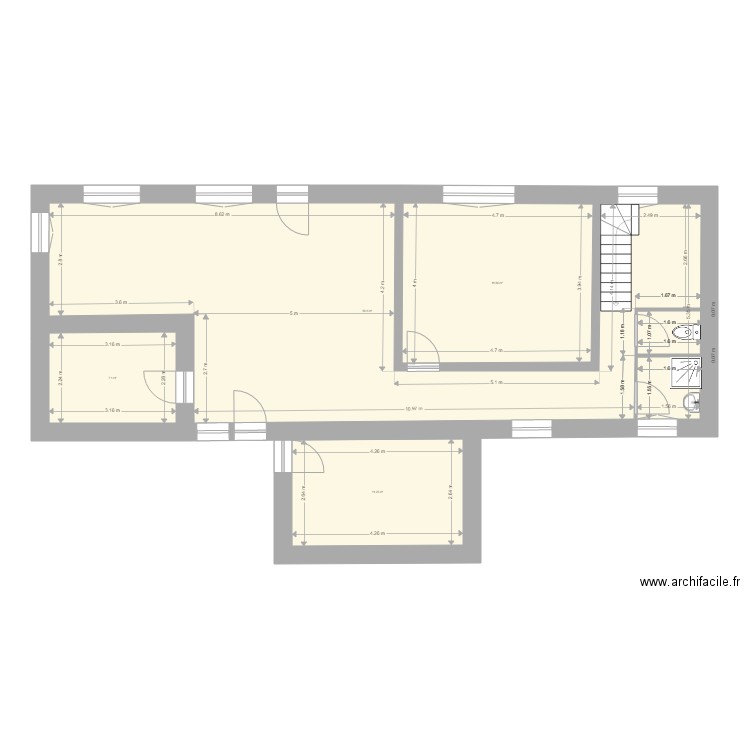 Maison V1. Plan de 0 pièce et 0 m2