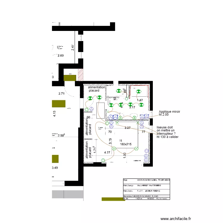 SUITE LAM. Plan de SUITE LAM. Plan de