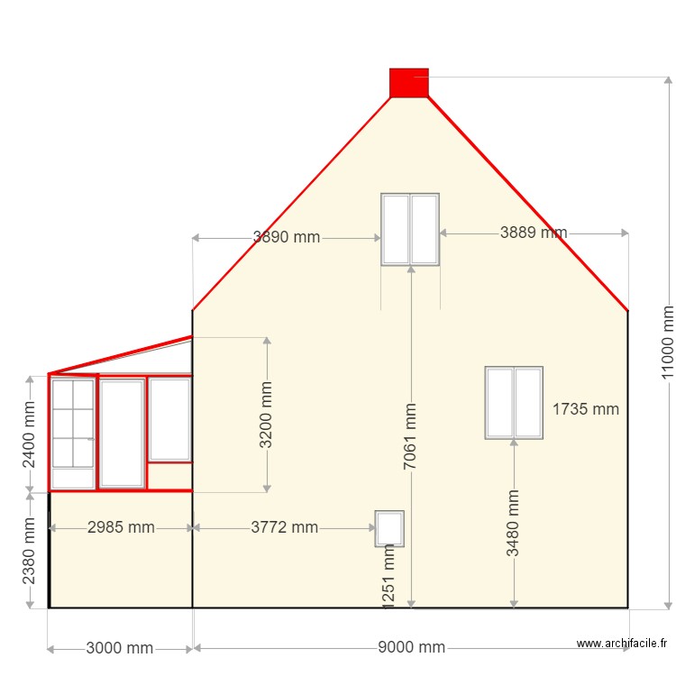 veranda 2. Plan de 0 pièce et 0 m2