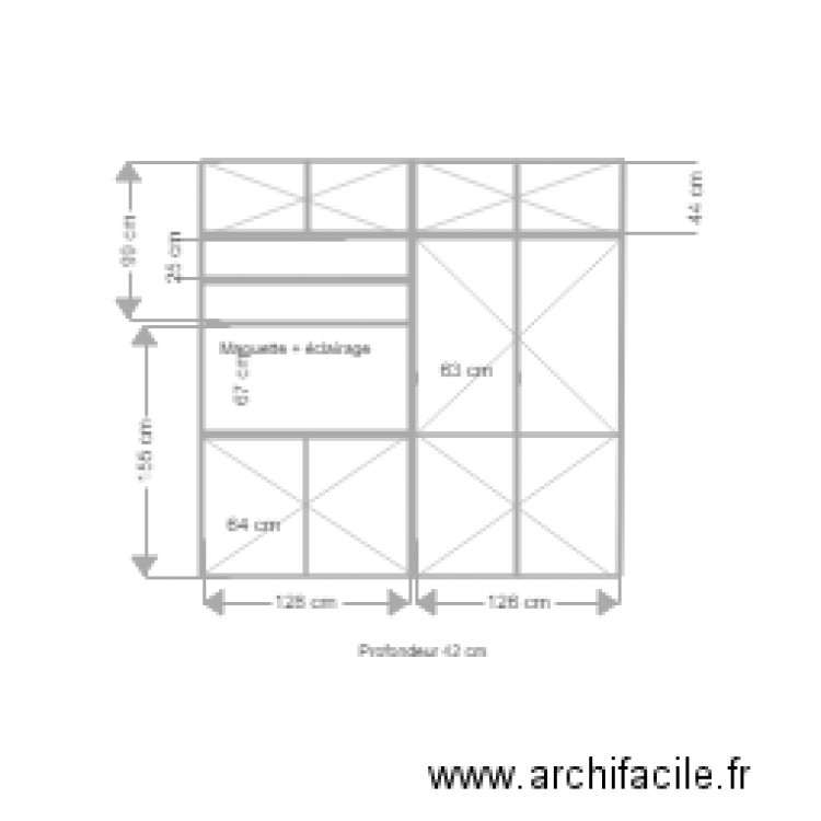 Niogret placard entrée en 42 version 4. Plan de 0 pièce et 0 m2