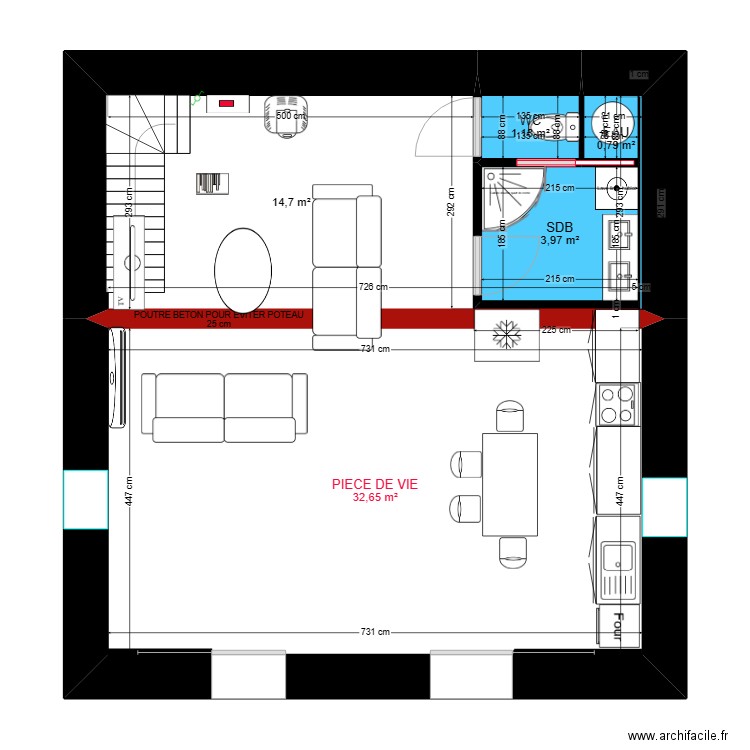 NIVEAU BAS. Plan de 0 pièce et 0 m2