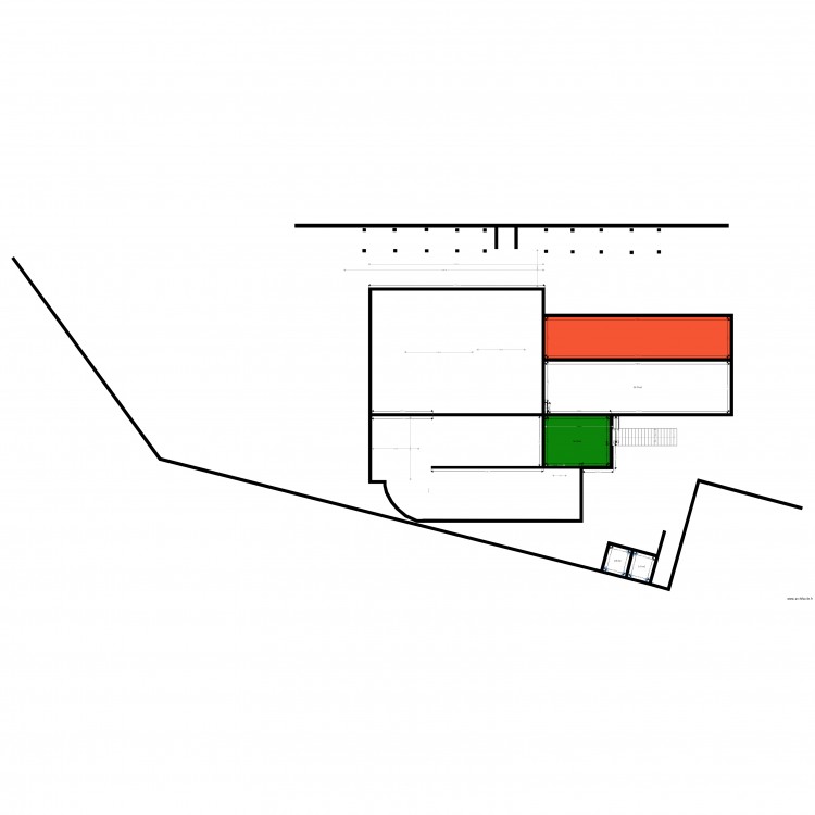 hotel les trois chenes modifié Renovation grenier. Plan de 0 pièce et 0 m2