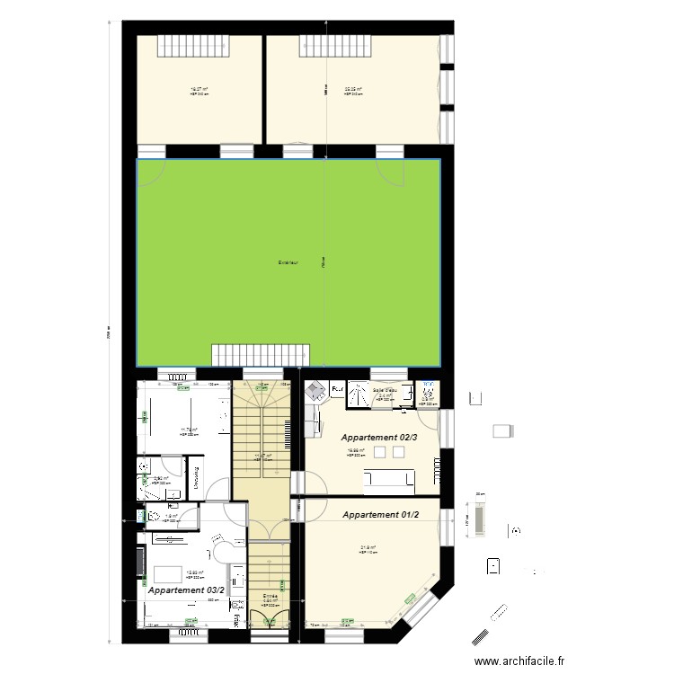 NATIONALE V3 10 apparts. Plan de 0 pièce et 0 m2