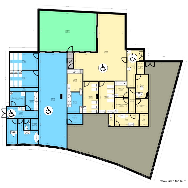 93SD1-8M projet V 2creches. Plan de 0 pièce et 0 m2