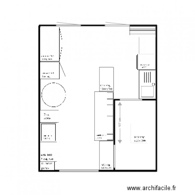 pizzeria. Plan de 0 pièce et 0 m2