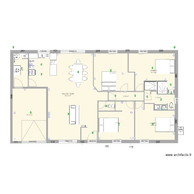 MAISON T5 FINAL. Plan de 0 pièce et 0 m2