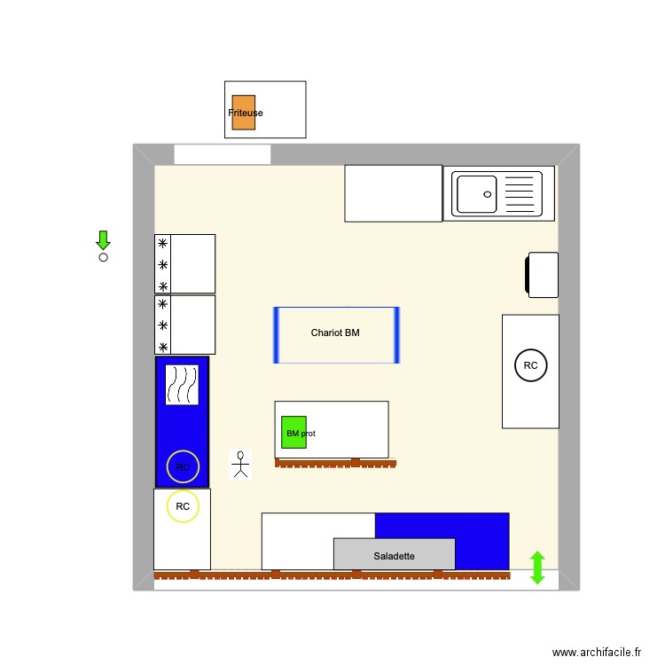 Musilac. Plan de 1 pièce et 25 m2