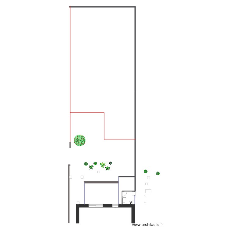 terrasse. Plan de 0 pièce et 0 m2