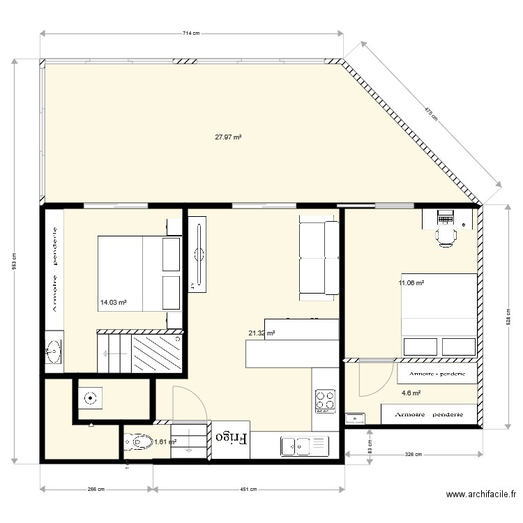 amenagement maison 2. Plan de 0 pièce et 0 m2