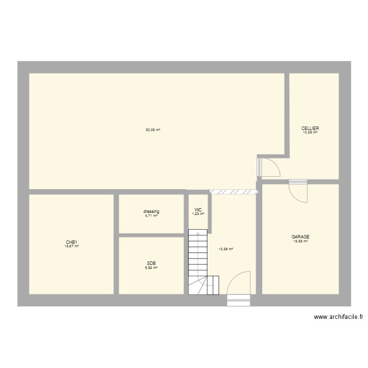 Plan réviser arlogis - Plan 8 pièces 119 m2 dessiné par aymtrouchaud