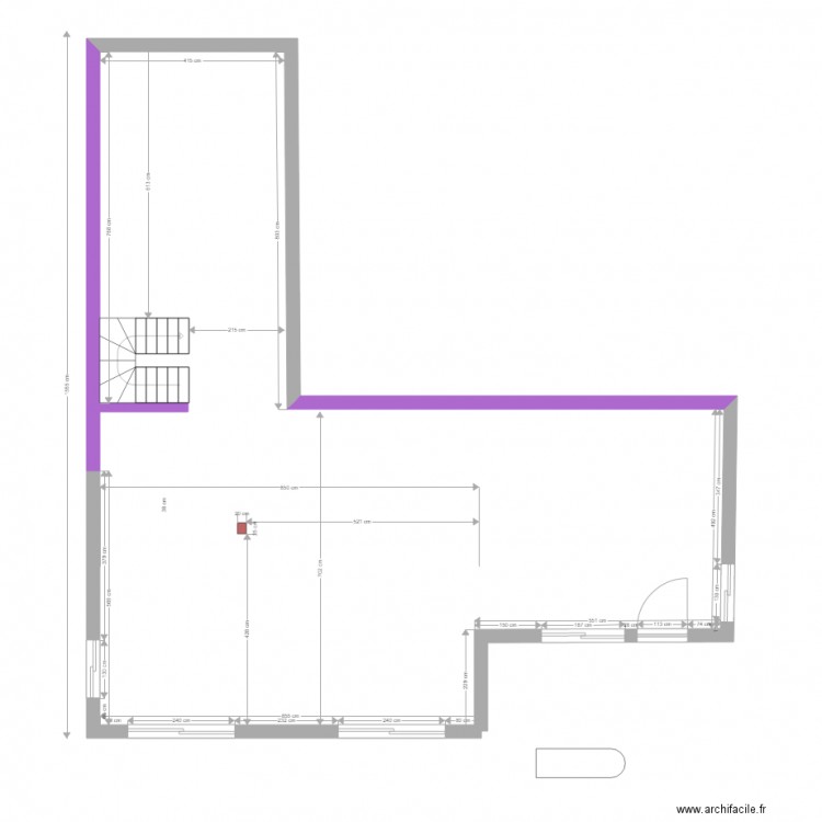 RDJ Jacqueline cotes a verifier murs de 30. Plan de 0 pièce et 0 m2