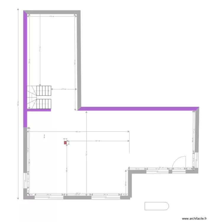 RDJ Jacqueline cotes a verifier murs de 30. Plan de 