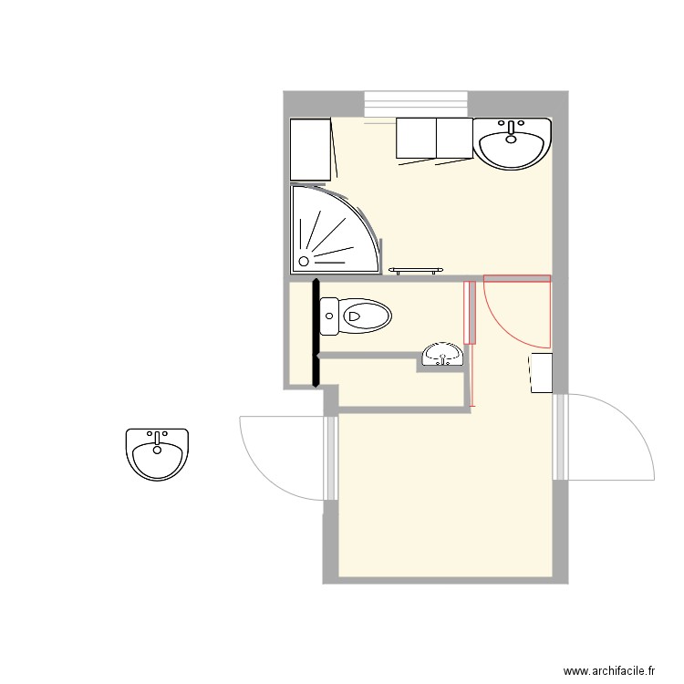 SB étage Projet. Plan de 0 pièce et 0 m2