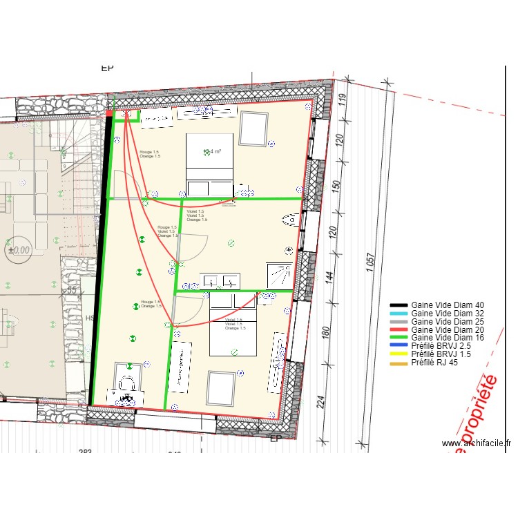 Sandra et Max Diam 20 FILERIE Etage. Plan de 0 pièce et 0 m2