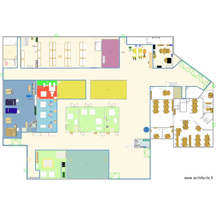 OHM RDC visite Ma'aden. Plan de 0 pièce et 0 m2