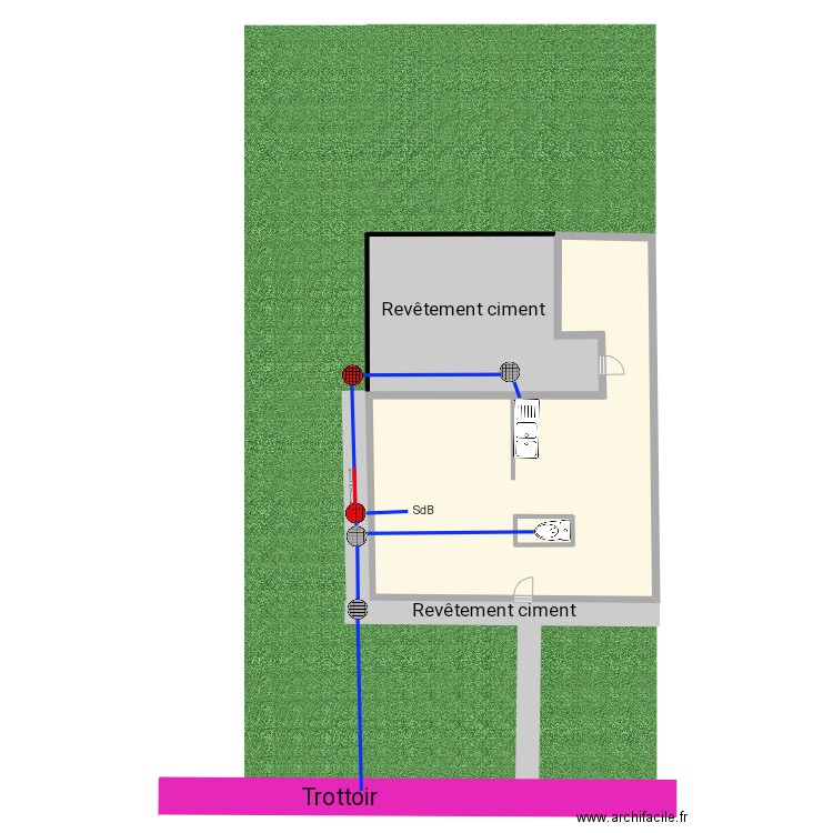 N 09. Plan de 2 pièces et 121 m2