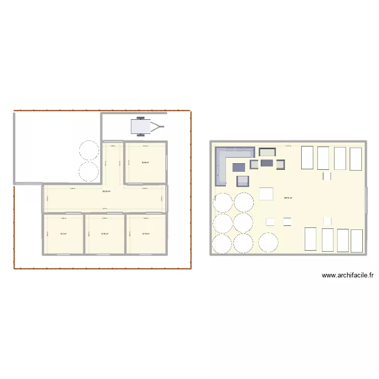 maison &agrave; r&eacute;nover Boncelles. Plan de 6  et 162 m²