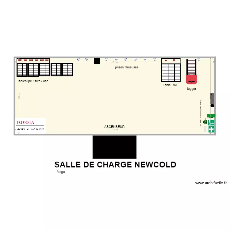 NEWCOLD etage. Plan de 