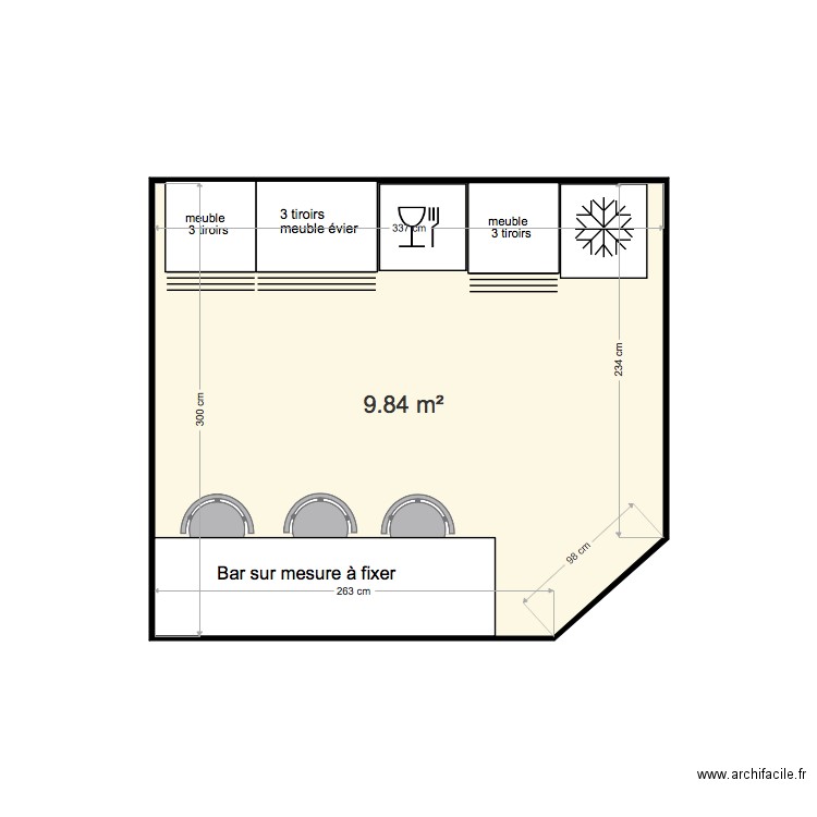 cuisine Niort. Plan de 0 pièce et 0 m2