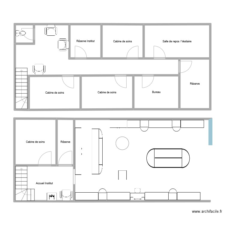 YR RDC. Plan de 0 pièce et 0 m2