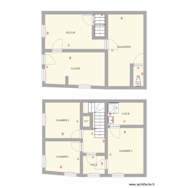 LAVERGNE. Plan de LAVERGNE. Plan de