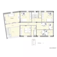 Bureaux + ch d'ami p