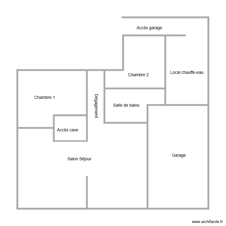 pflier RDC. Plan de pflier RDC. Plan de