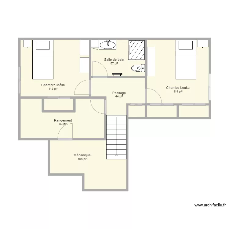 Sous sol Madrigal février 2021. Plan de Sous sol Madrigal février 2021. Plan de