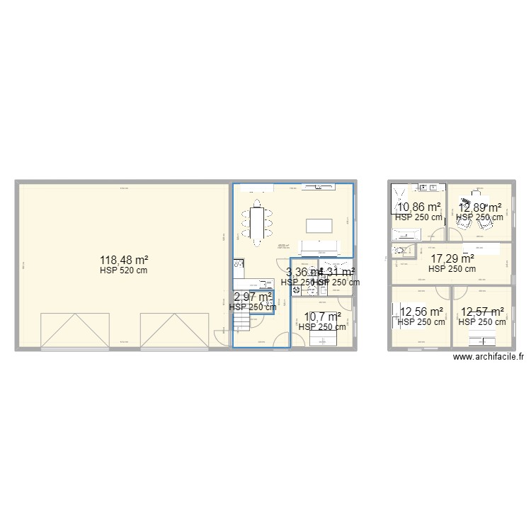 Dépot . Plan de 0 pièce et 0 m2