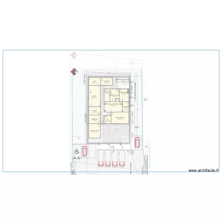 plan montussan v8 etage. Plan de 