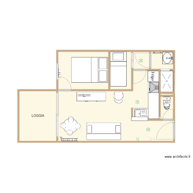 CAP D AGDE Appt 118 V3. Plan de 0 pièce et 0 m2