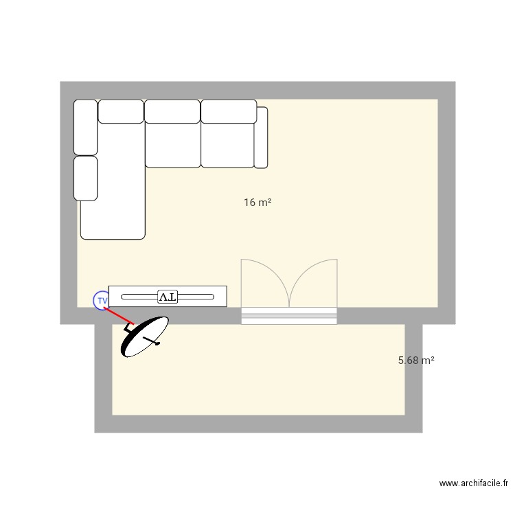 parabole élève Vincent Guy N2A4EL2 . Plan de 0 pièce et 0 m2