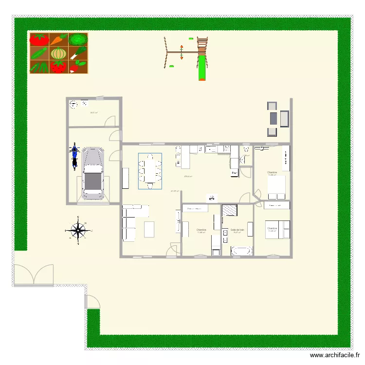 maison. Plan de 