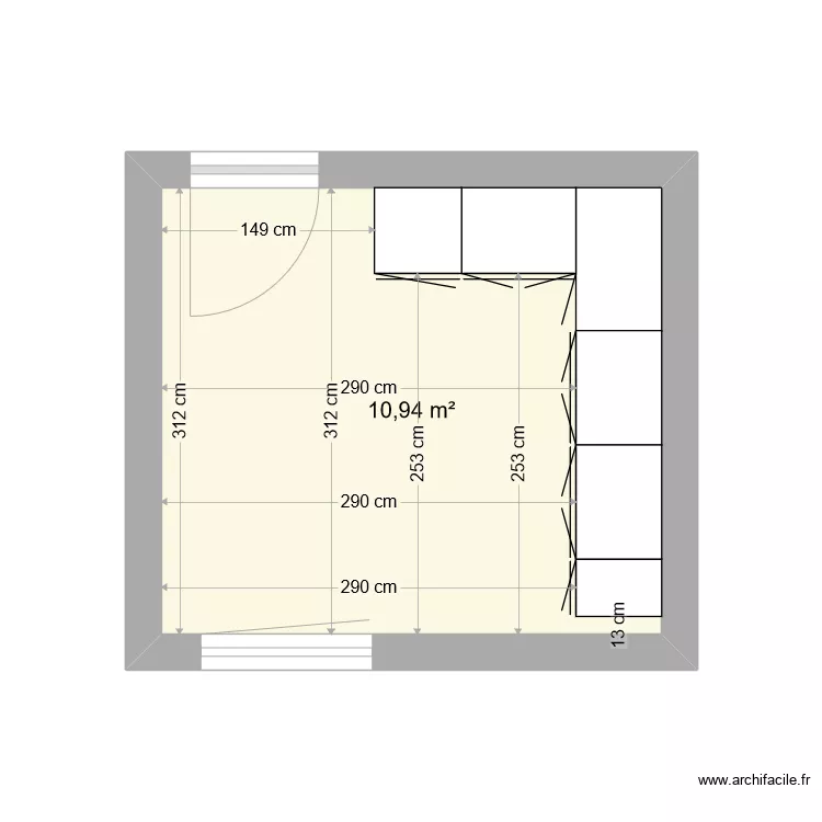 cuisine ctm. Plan de 